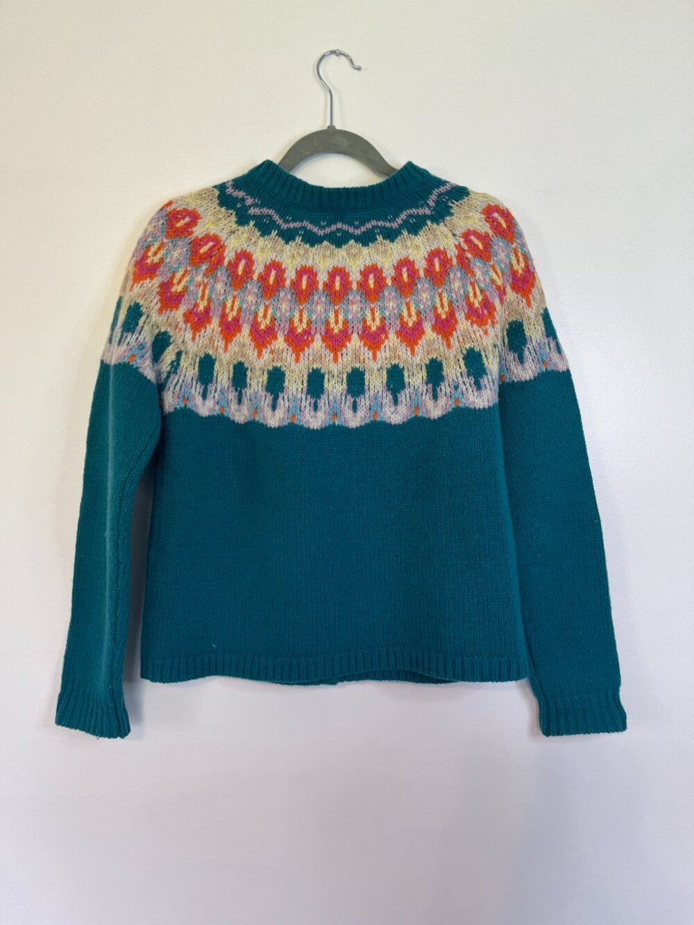 Sundance Multicolor Wool Blend Button Up Cardigan - Picture 7 of 7